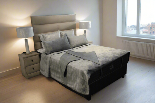 137CM VELVET BEDDING GREY JENOVIC INVESTMENTS CC