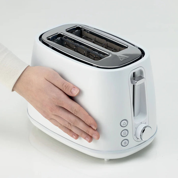 KENWOOD ELEMENTA STAINLESS STEEL 2 SLICE TOASTER - MATT WHIT KENW