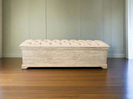183CM CLAUDIA BED BOX JAGUAR COL & VANILLA SWIRL LINEAR CLASSICA