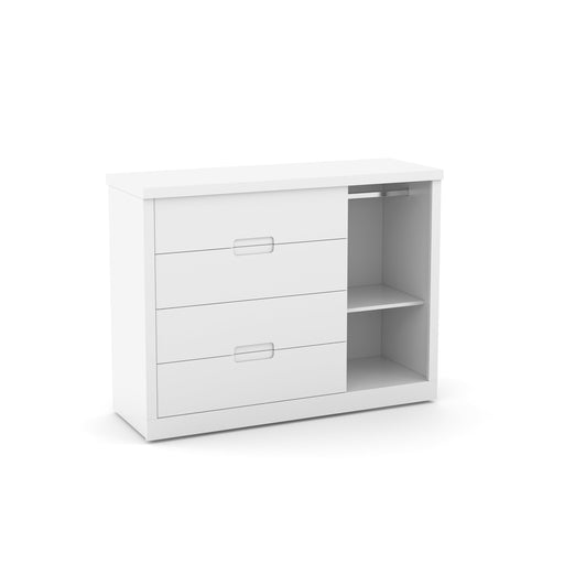 TUTTO CHEST OF DRAWERS, 1 DOOR WHITE MATI