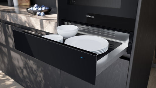 SIEMENS IQ700 60CM WARMER DRAWER BLACK BSH HOME APPLIANCES