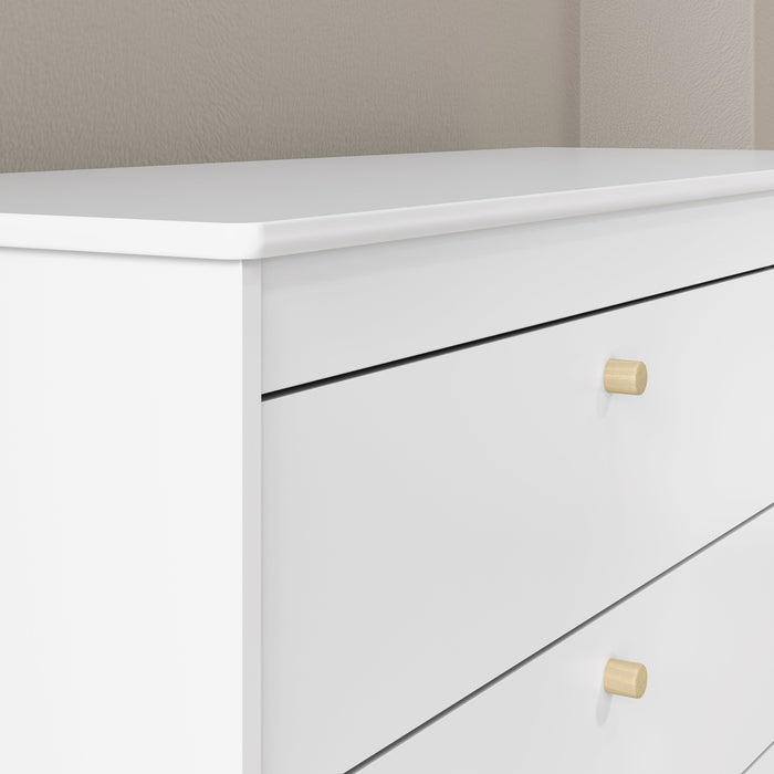 ZUPY CHEST OF DRAWERS WHITE/NATURAL MATI