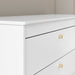 ZUPY CHEST OF DRAWERS WHITE/NATURAL MATI
