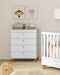 ZUPY CHEST OF DRAWERS OFF WHITE/ECO WOOD MATI
