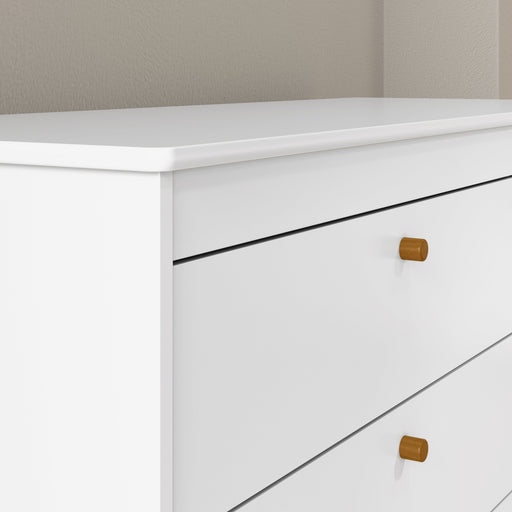ZUPY CHEST OF DRAWERS OFF WHITE/ECO WOOD MATI