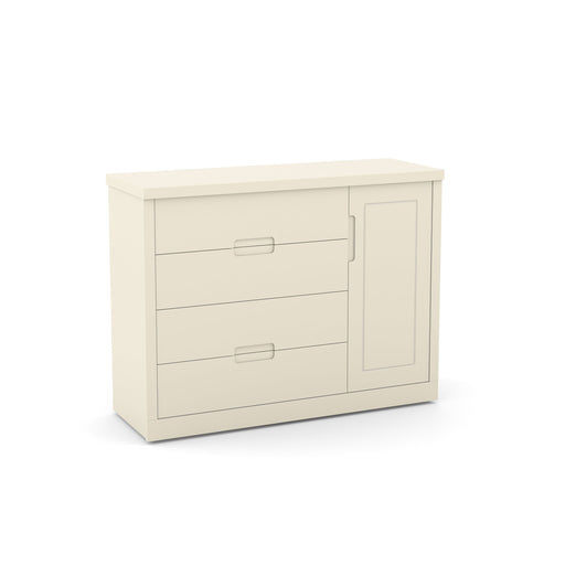 TUTTO CHEST OF DRAWERS, 1 DOOR OFF WHITE MATI