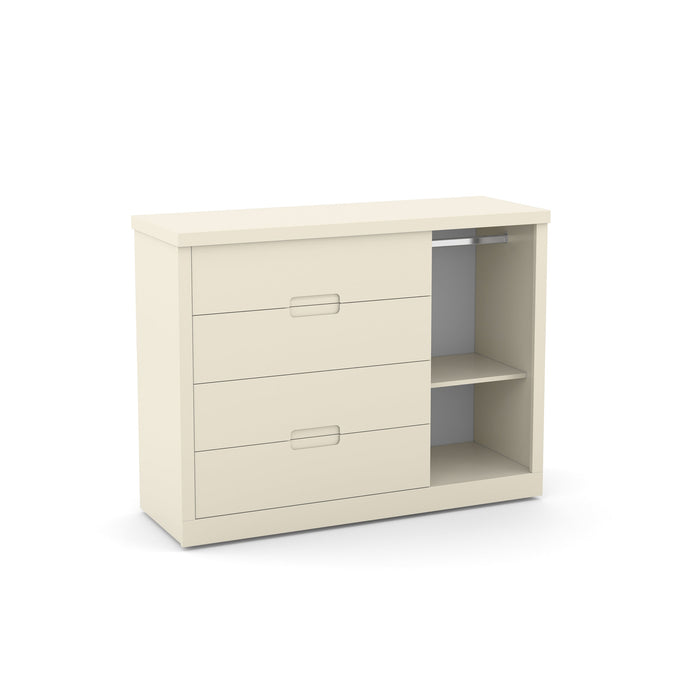 TUTTO CHEST OF DRAWERS, 1 DOOR OFF WHITE MATI