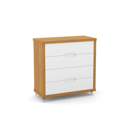 TUTTO CHEST OF DRAWERS WHITE/FREIJO MATI