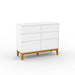 NATURE CLEAN CHEST OF DRAWERS WHITE/FREIJO MATI