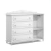 PROVENCE CHEST OF DRAWERS, RATTAN DOOR WHITE MATI