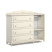 PROVENCE CHEST OF DRAWERS, RATTAN DOOR OFF WHITE MATI