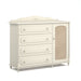 PROVENCE CHEST OF DRAWERS, RATTAN DOOR OFF WHITE MATI