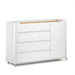 NIDO CHEST OF DRAWERS, 1 DOOR WHITE/FREIJO MATI