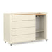 NIDO CHEST OF DRAWERS, 1 DOOR OFF WHITE/FREIJO MATI