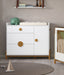 TESS CHEST OF DRAWERS, 1 DOOR WHITE/ECO WOOD MATI