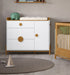 TESS CHEST OF DRAWERS, 1 DOOR WHITE/FREIJO/ECO WOOD MATI