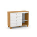 ZUPY CHEST OF DRAWERS, 1 DOOR WHITE/FREIJO/ECO WOOD MATI