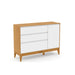 NATURE CLEAN CHEST OF DRAWERS, 1 DOOR WHITE/FREIJO/ECO WOOD MATI