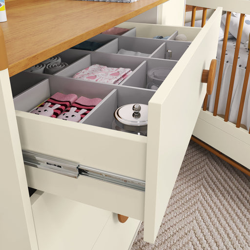 TESS CHEST OF DRAWERS, 1 DOOR OFF WHITE/FREIJO/ECO WOOD MATI