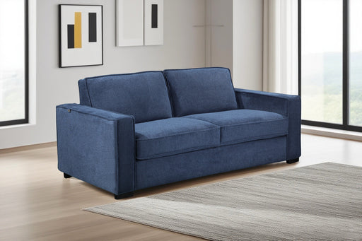 KANSAS SOFA BED BLUE CARA