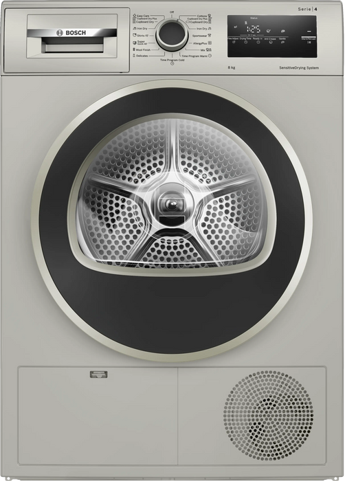 Bosch WTN85401ZA 8kg condenser tumble dryer silver