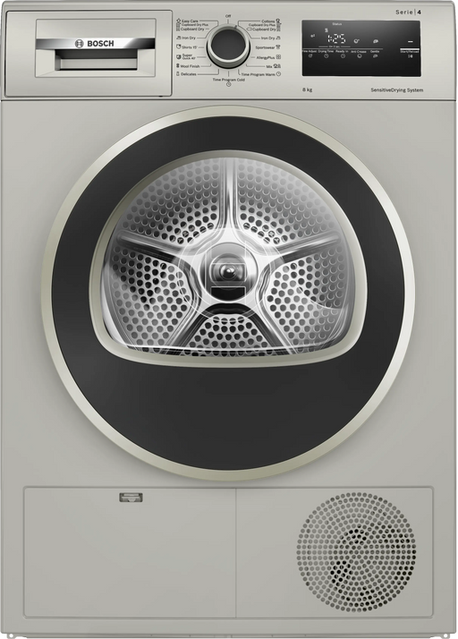 Bosch WTN85401ZA 8kg condenser tumble dryer silver