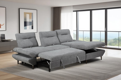 CAPELLA SLEEPER SOFA LIGHT GREY CARA