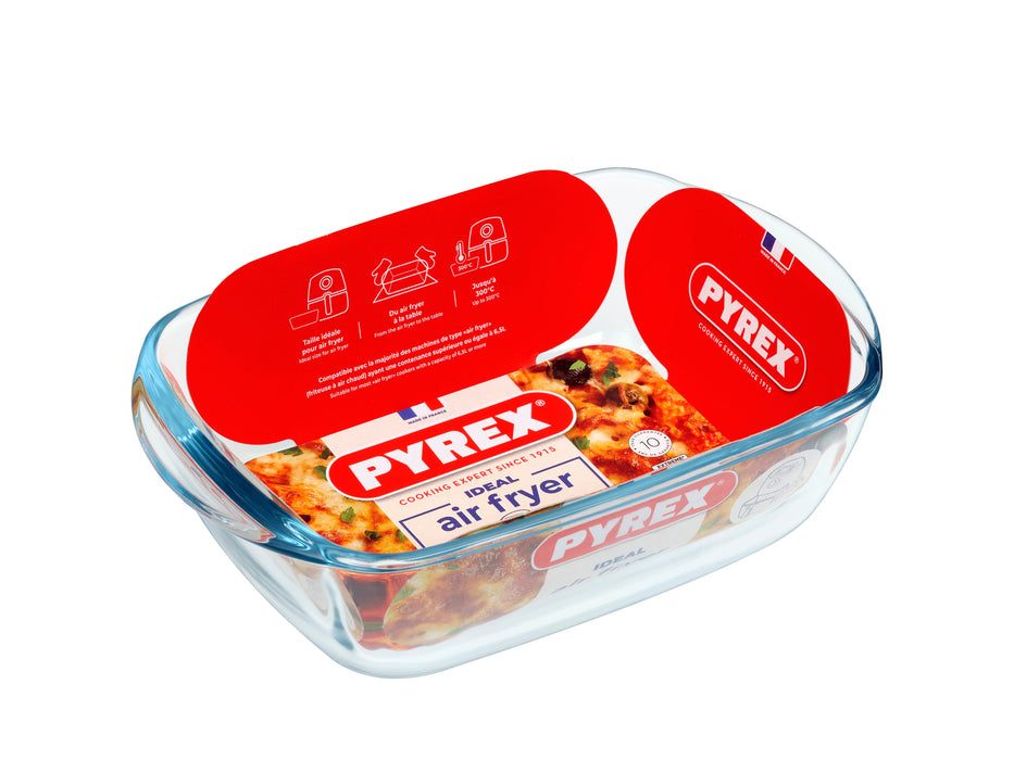 PYREX RECTANGULAR DISH FOR 6.5L AIR FRYER 
