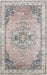 LUNAR 80X300 INTRICATE PINK VINTAGE RUG RUGS