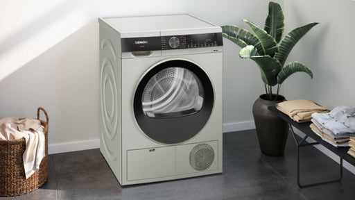 SIEMENS IQ300 9KG CONDENSER DRYER SILVER INOX BSH HOME APPLIANCES