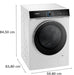 SIEMENS IQ700 10KG FRONTLOADER W/MACHINE WHITE BSH HOME APPLIANCES
