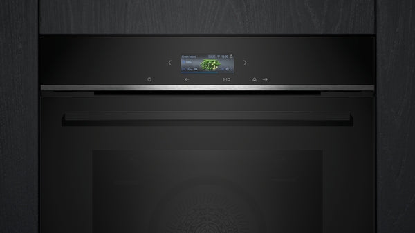 SIEMENS IQ700 60CM BUILT-IN OVEN BLACK BSH HOME APPLIANCES