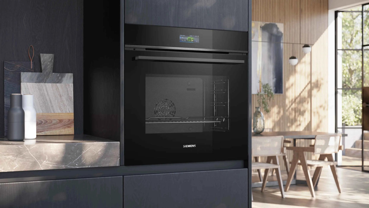 SIEMENS IQ700 60CM BUILT-IN OVEN BLACK