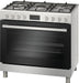 BOSCH 90CM SERIES 6 FULL GAS COOKER STAINLESS STEEL BOSC