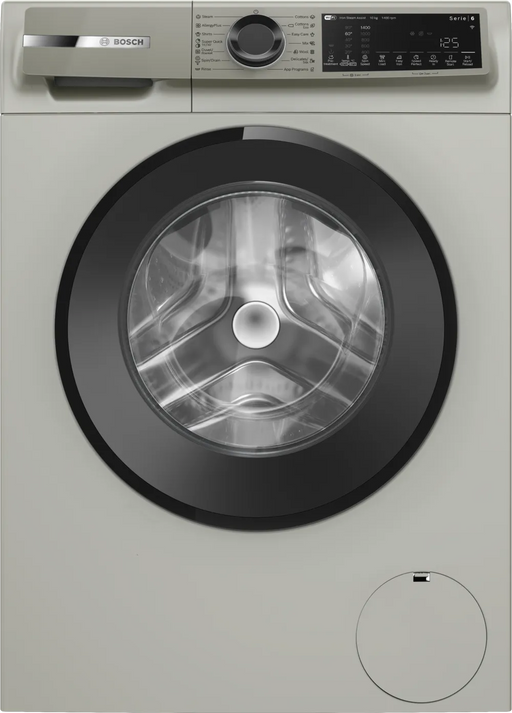 BOSCH 10KG W/M SERIE 6 SILVER INOX BOSC