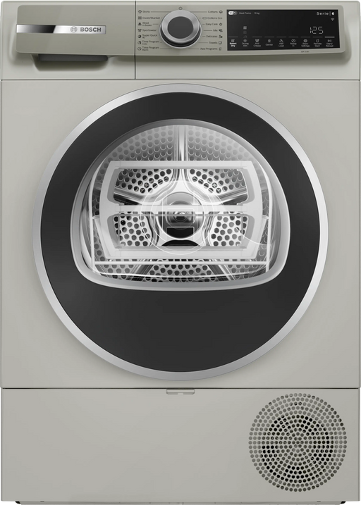 BOSCH SERIES 6 10KG HEAT PUMP DRYER SILVER INOX BOSC