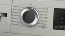 Bosch dryer LED display and control panel detail