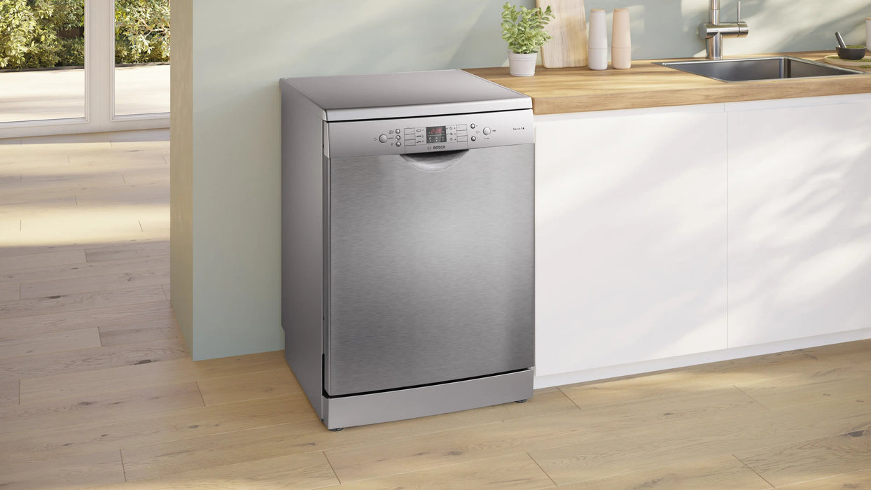BOSCH SERIES 4 14 PLACE DISHWASHER SILVER BOSC