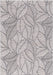MIRA 120X170 LEAF MOTIF MODERN DESIGN RUG RUGS