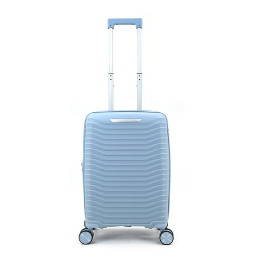 EMBASSY 75" CHIC CARRY ON TROLLEY - GREY BLUE ELTR