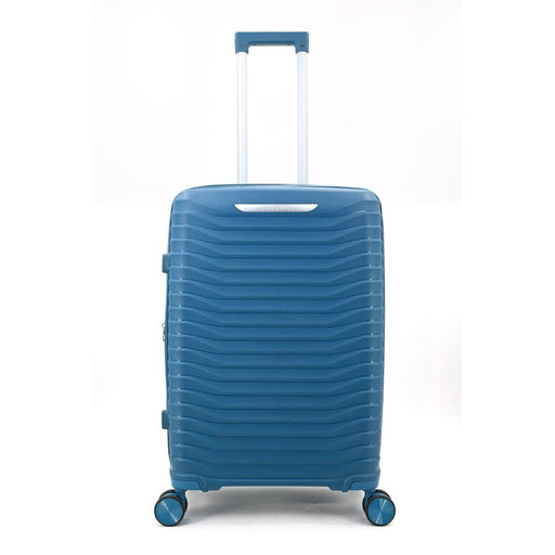 EMBASSY 55" CHIC CARRY ON TROLLEY - LAKE BLUE ELTR