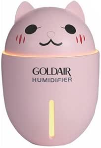 GOLDAIR MINI HUMIDIFIER WITH USB FAN/LIGHT BARK