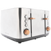 BODEN STARK ANSON COLLECTION 4-SLICE SS TOASTER - WHITE