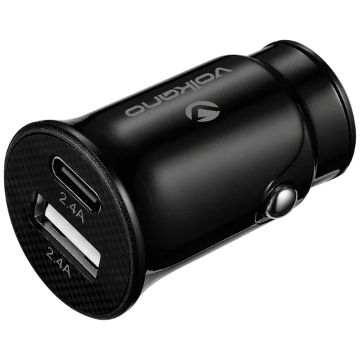 VOLKANO ON THE GO USB & TYPE C CAR CHARGER VOLK