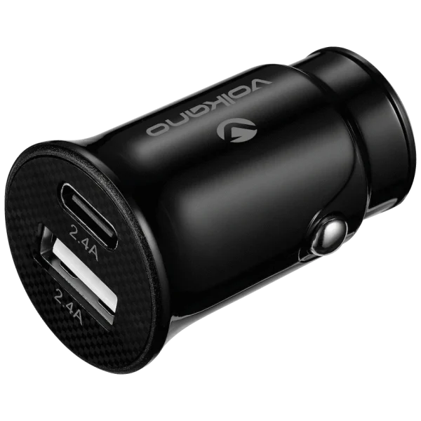VOLKANO ON THE GO USB & TYPE C CAR CHARGER VOLK