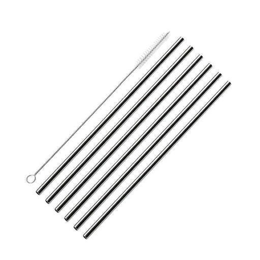 CILIO DRINKING STRAWS STAINLESS STEEL STRAIGHT STAINLESS STEEL SOLUTI