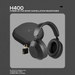 VOLKANOX H400 HYBRID ANC HEADPHONES - BLACK VOLK