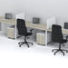 3-WAY SIDE BY SIDE CLUSTER - A-FRAME (1350X800MM) MONUMENT O DESK