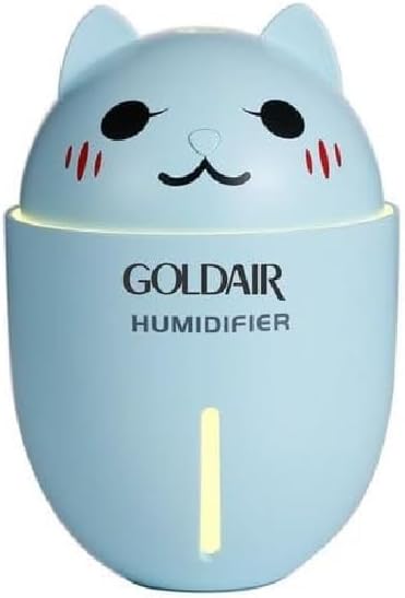 GOLDAIR MINI HUMIDIFIER WITH USB FAN/LIGHT BARK