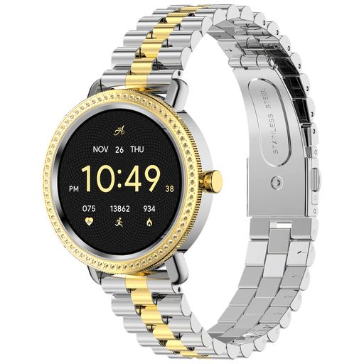 VOLKANO AYLA COLLECTION JEWELLED SMARTWATCH WITH 2 COLOUR ME VOLK